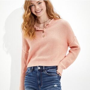 American Eagle Outfitters Henley Sweater